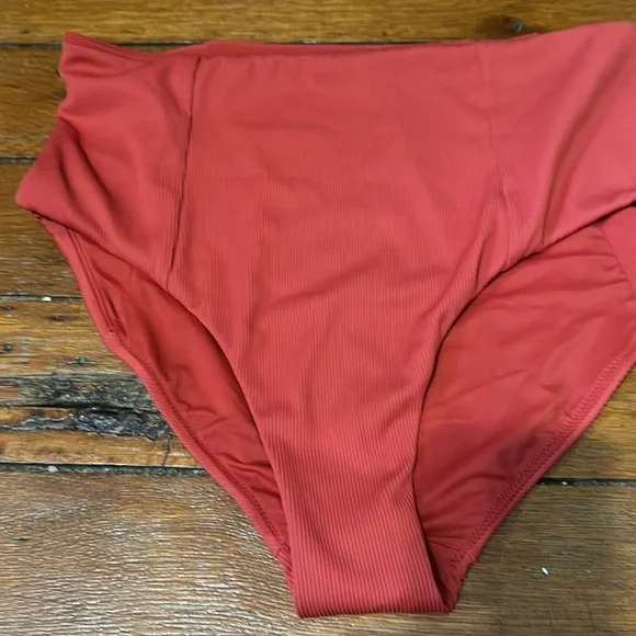 CALIA by Carrie Underwood Red Bikini Bottom - Picture 2 of 5